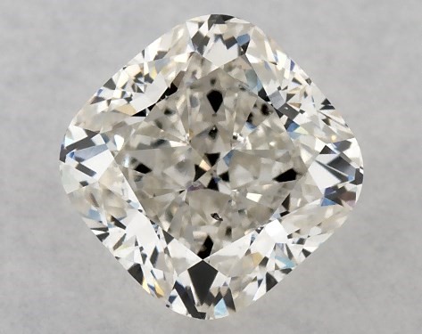 GIA 1.00 Carat J-SI1 Cushion Modified Cut Diamond